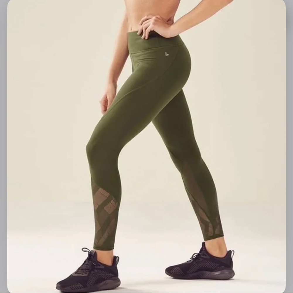 Fabletics Olive Green High-Waisted Leggings
